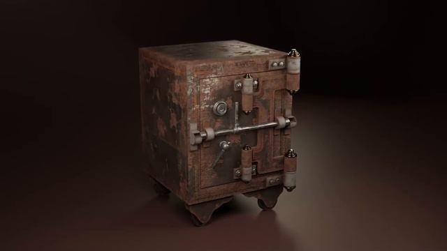 Vintage safe opening | 3D rigged safe model animation showcase смотреть онлайн
