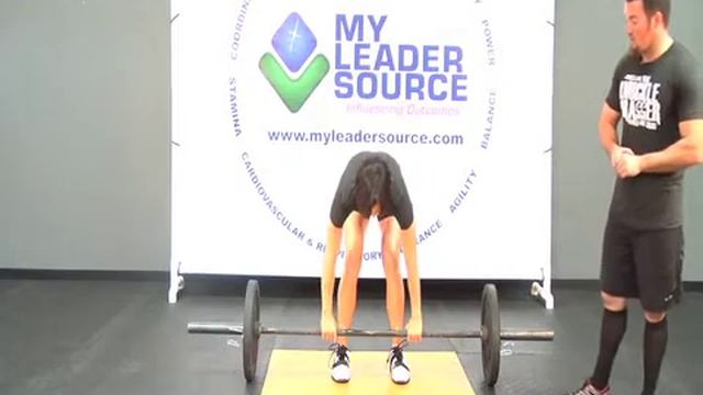 How to Dead Lift - Weightlifing Exercise смотреть онлайн