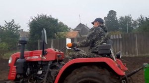 Пахота мини-трактором