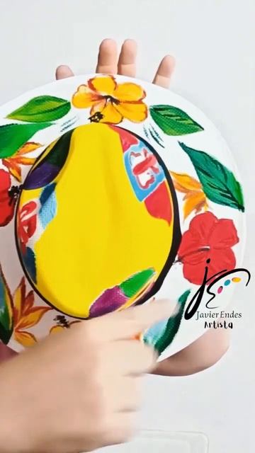 el mejor sombrero pintado de carnaval de #barranquilla #sombrerospintadosamano #tecnicasdepintura смотреть онлайн