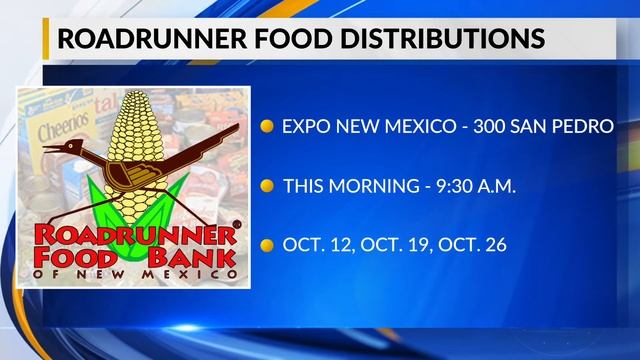 Roadrunner Food Bank hosts weekly food distributions in October смотреть онлайн