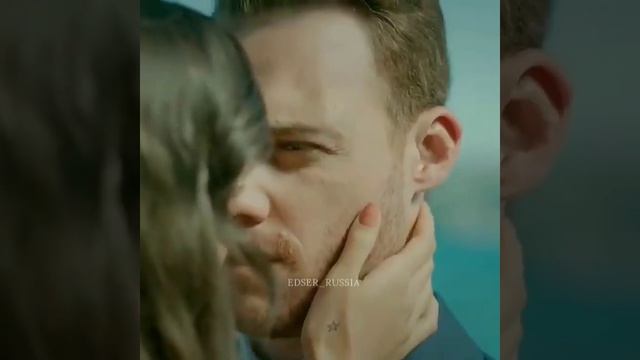 Первый поцелуй Эды и Серкана 🤞 #sençalkapimi