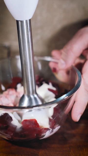 Канапе с Олюторской сельдью и кремом из свеклы - отличная праздничная закуска 🎄 #cooking #new