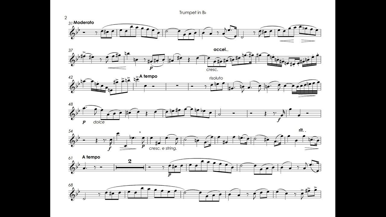 Brandt, Willi - The concert piece No.1 f-moll - Timofei Dokshizer  trumpet Bb