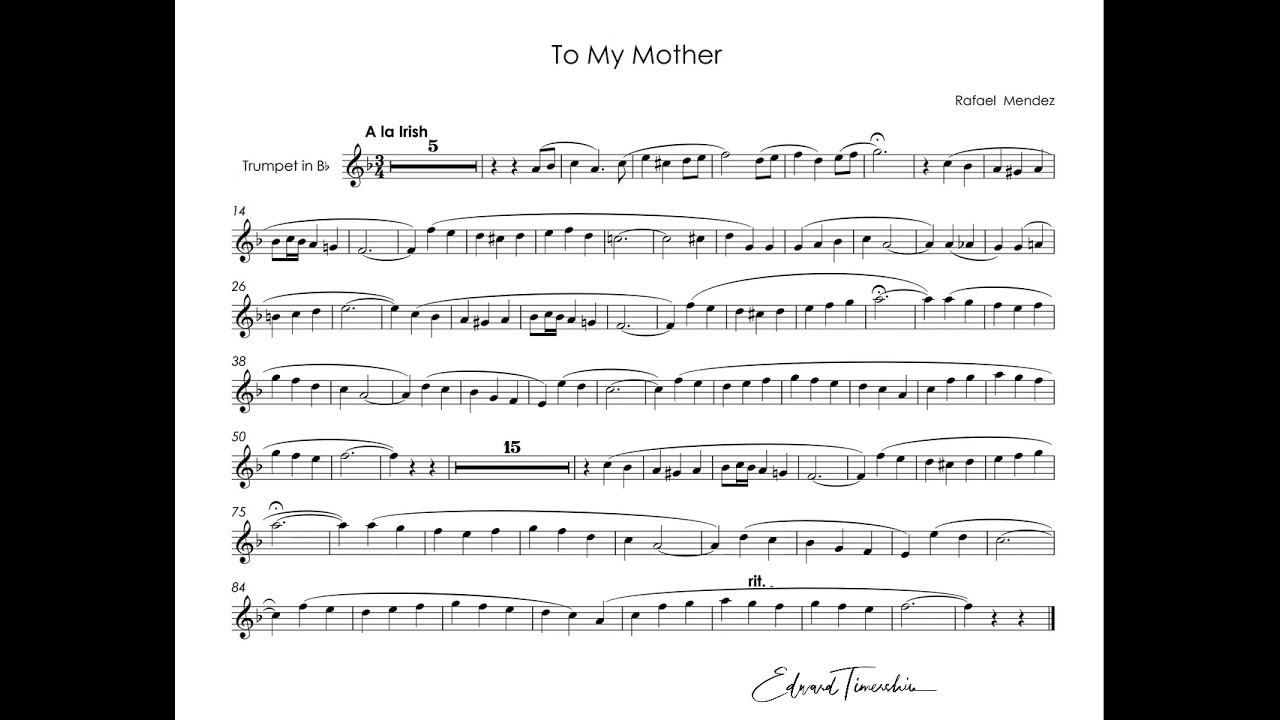Mendez, Rafael - To my mother - Armando Cedillo trumpet