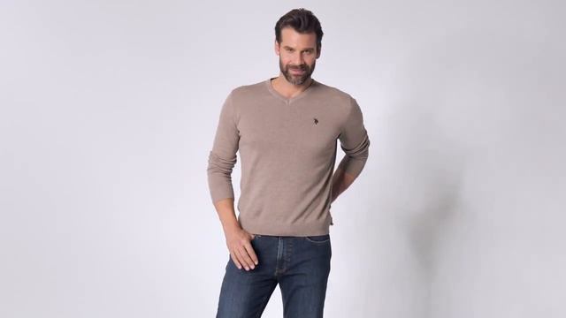 U.S. POLO ASSN. Herren Baumwoll-Pullover - 240.361 | Personalshop смотреть онлайн