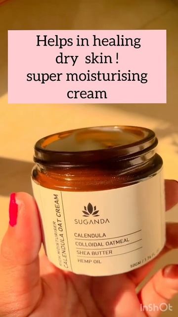 SUGANDA CALENDULA OAT CREAM ( for dry & dehydrated skin) #shorts #moisturiser смотреть онлайн