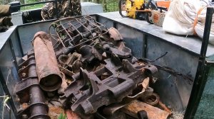 Разведка новых делянок.Куча траков и литых плюшек.Металлокоп на каракате.