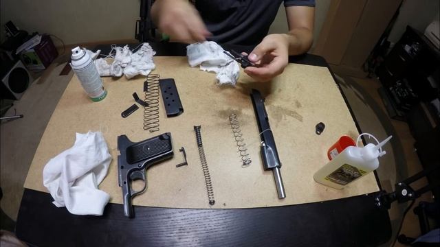 Охолощенный ТТ-33 ТТ-СХП - Разборка и чистка (TimeLapse) смотреть онлайн