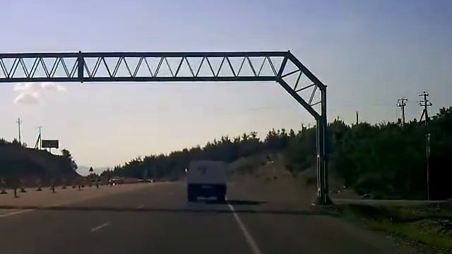 На машине в Геленджик / дорога на кабардинку смотреть онлайн