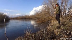 Рыбалка на паук подъёмник.Клёвое место.