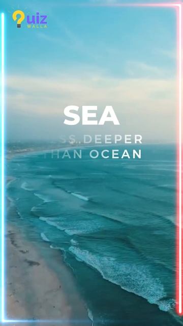 Difference Between Ocean, Sea, Bay, And Gulf | #shortsvideo #history #onlineearning @quizwalla1