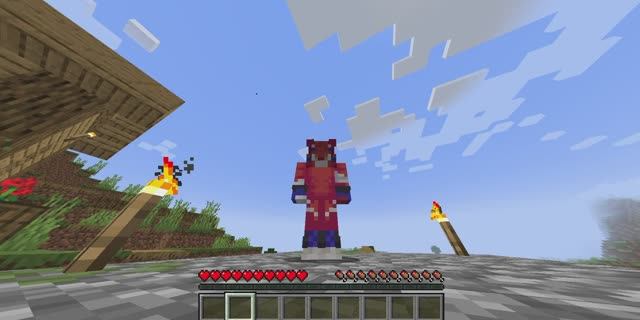 Майнкрафт но нельзя касаться синего цвета!