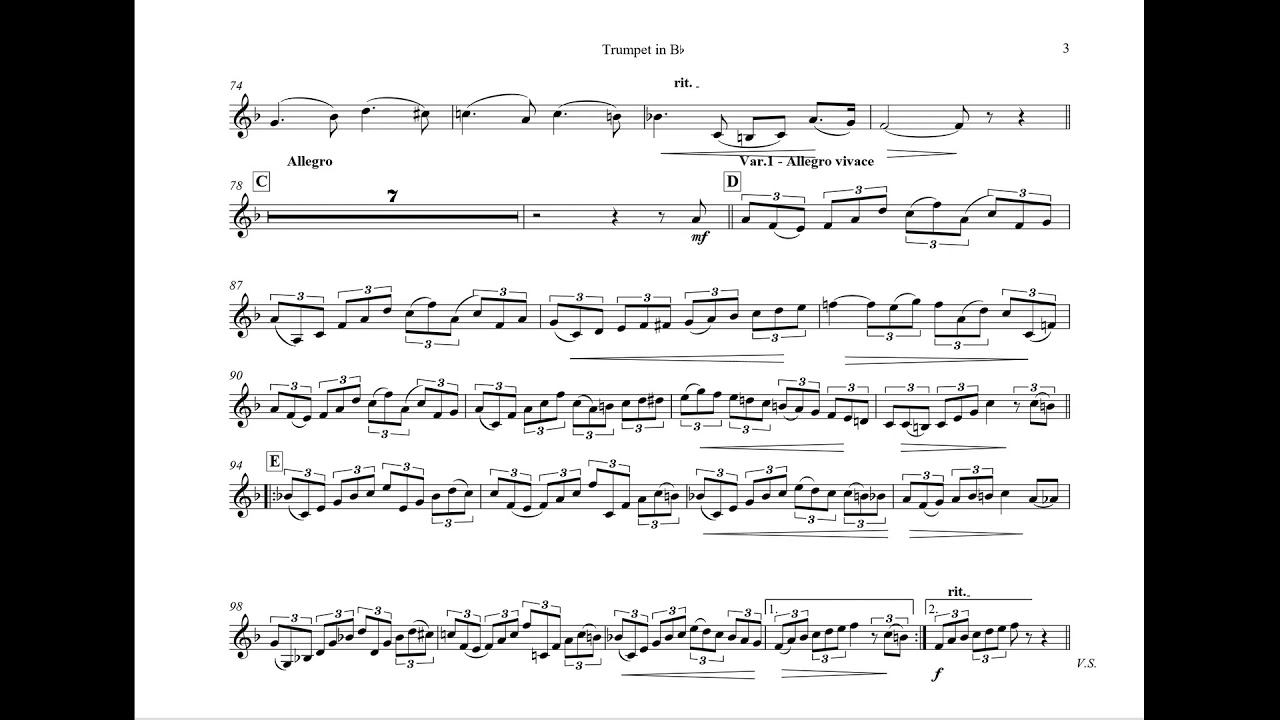 Arban, Jean - Baptiste - Caprice and Variations - Charles Gates cornet