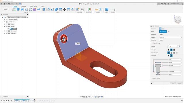 Лайфхаки Fusion 360: всплывающее контекстное меню и Edit Feature смотреть онлайн