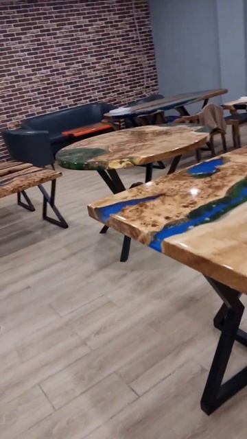 стол из слэба и эпоксидной смолы, стол река, стол из эпоксидной смолы,  стол на заказ