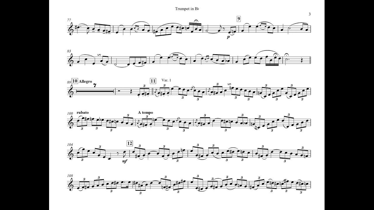 Arban, Jean - Baptiste - Fantasie Brilliante -  Wynton Marsalis Cornet
