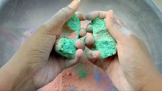 🌈 Colorful Donuts Soft Dusty Crispy Crush 🥰|Satisfying Video|Babys Twins Asmr