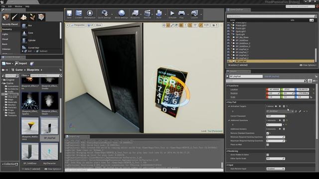 Unreal Engine 4 - Blueprint - Key Pad - Added hacking смотреть онлайн