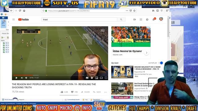 SHOCKING TRUTH ABOUT EA SERVERS Fifa 19 + WEEKLY PACK OPENING and AUTO Snipe Tips смотреть онлайн