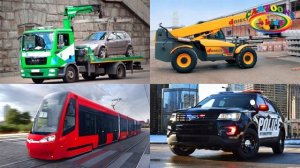 Изучаем транспорт и строительную спецтехнику. Развивающее видео