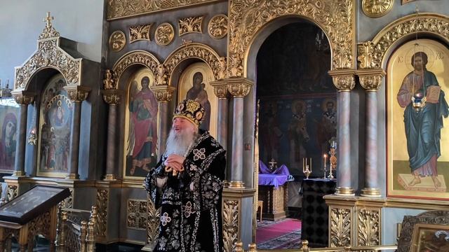 Проповедь митрополита Иоанна после выноса Плащаницы смотреть онлайн