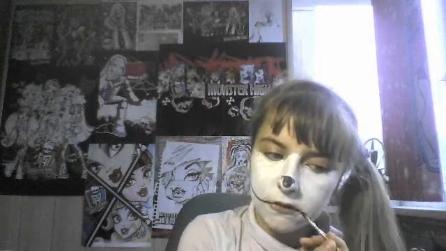 Макияж скелиты