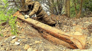 Огромные находки в яме. Достаю мощную бандуру. Коп металлолома, тут ещё работы надолго.