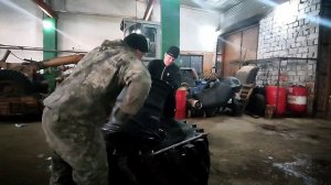 сборка колеса от К-700