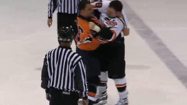 hockey fight dallaire vs shant 13 sept 2008 смотреть онлайн