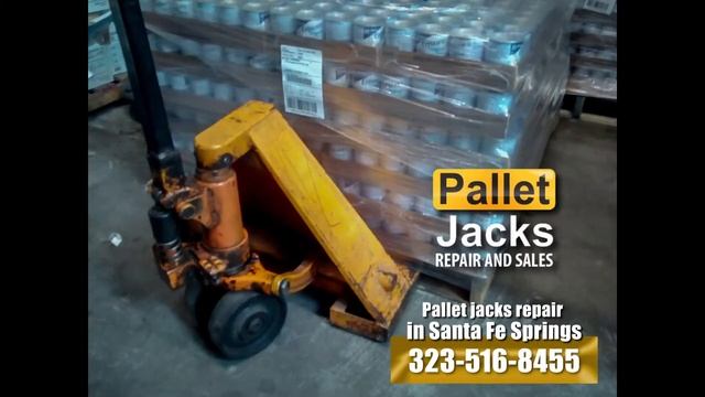 Pallet jacks repair in Santa Fe Springs, Ca. 323-516-8455 pallet jack hand pallet jacks смотреть онлайн