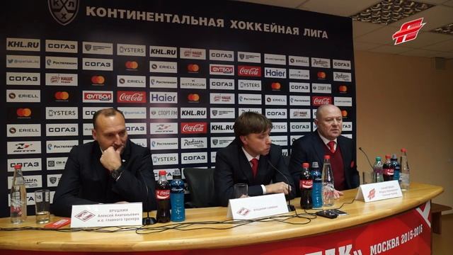 "Спартак" - "Авангард" 2:3. Послематчевая пресс-конференция смотреть онлайн