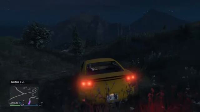 PlayStation 4 GTA 5 DESTROYING Nissan GTR смотреть онлайн