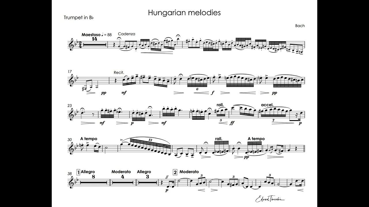 Pieces for trumpet