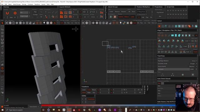 Unwrapping the Mandalorian Helmet in Rizom UV - Part Two смотреть онлайн