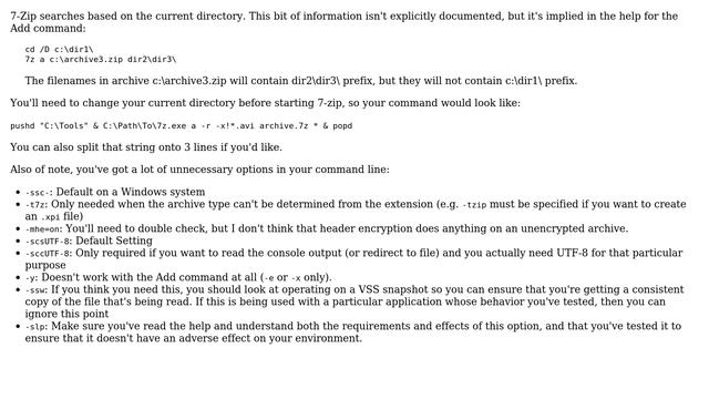 Create a 7-Zip including only specified folder and excluding certain extensions. No scanning смотреть онлайн