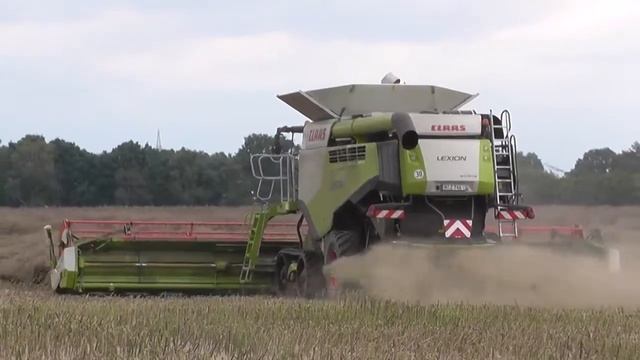 Обзор комбайна Claas Lexion 770. Overview combine Claas Lexion 770. смотреть онлайн