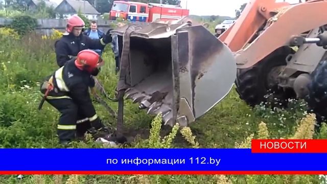 В Мозырском районе спасатели вытащили корову из двухметрового заброшенного колодца смотреть онлайн