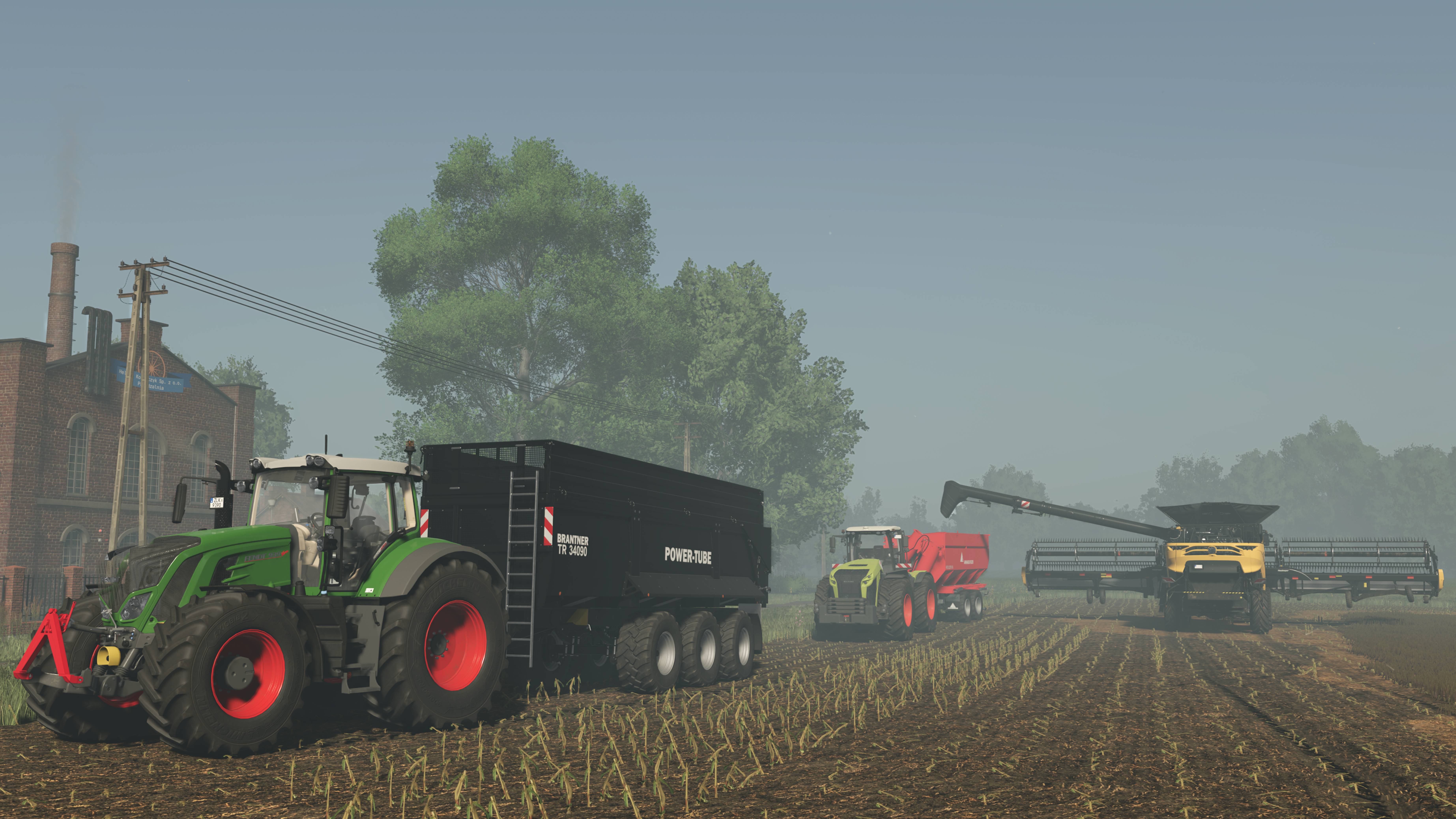 Farming Simulator 25 / Карта Zielonka / Уборка рапса New Holland CR11, Claas Xerion 5000 смотреть онлайн
