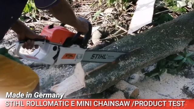 MINI CHAINSAW /PRODUCT TEST/ROLLOMATIC E/MADE IN GERMANY смотреть онлайн