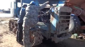 Запуск ДТ 75 после зимний спячки