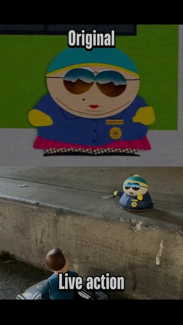 Respect My Authority! SOUTH PARK #shorts #southpark #southparkclips #cops #cartman #stopmotion смотреть онлайн