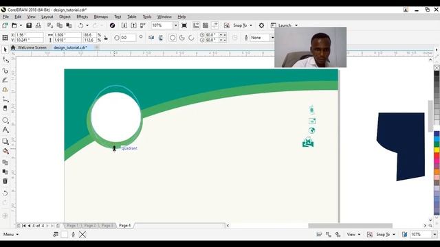 How to Design a Professional Business Letterhead | CorelDraw X8 Tutorials смотреть онлайн