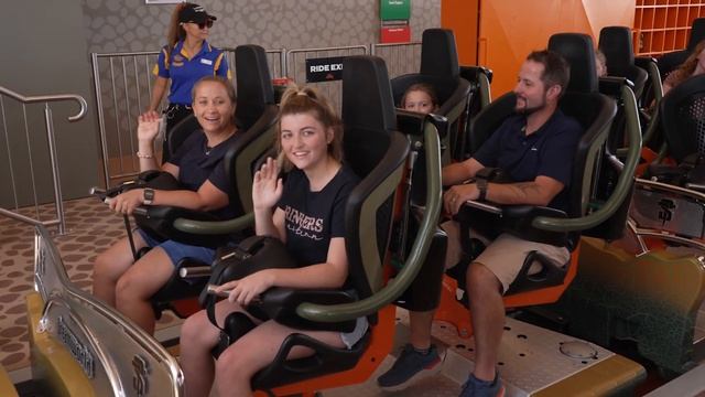 Dreamworld Steel Taipan launch day B Roll Footage смотреть онлайн