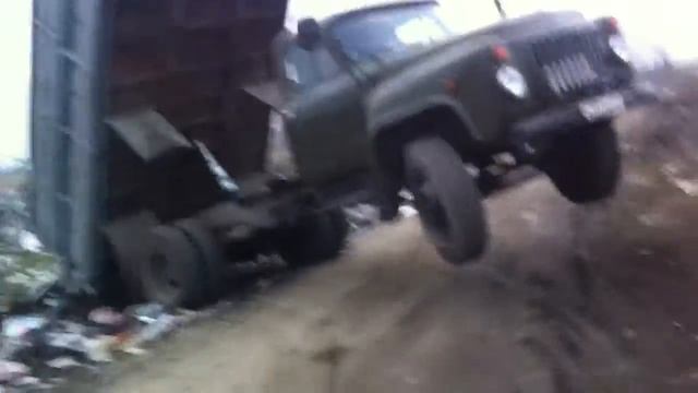 Salbiy Avto/ неудачный вывоз мусора))