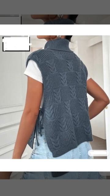 Sleeveless vest without side seams смотреть онлайн
