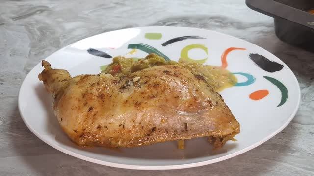 Куринные бедра с капустой смотреть онлайн