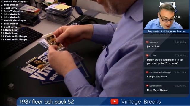 2018 10 25 1987 Fleer Basketball Wax Pack 52