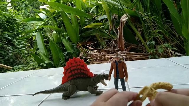 ของเล่น Jurassic World Dominion set Alan Grant & Dimetrodon mattel смотреть онлайн