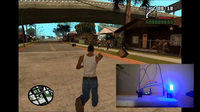 GTA SA - Out of the game project - Police Light смотреть онлайн